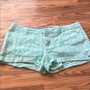Teal shorts